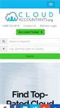 Mobile Screenshot of cloudaccountants.org