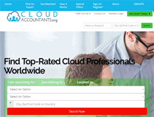 Tablet Screenshot of cloudaccountants.org